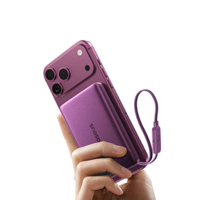 Baseus PicoGo AM52 Qi2.2 Magnetic Power Bank with Built-in Cable 10000mAh 45W