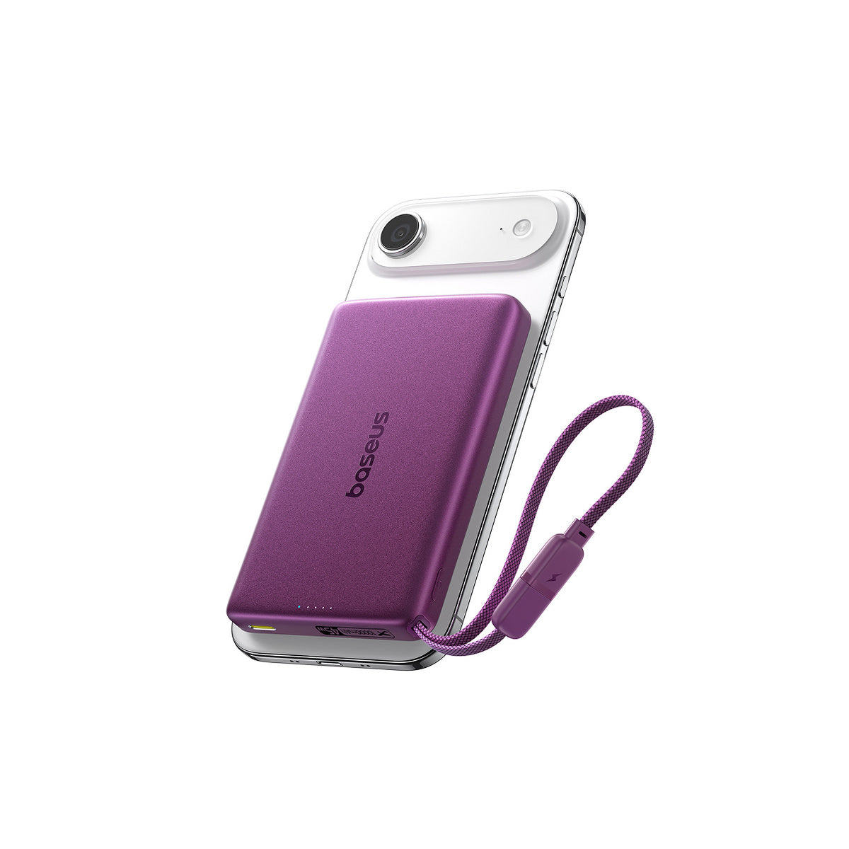 Baseus PicoGo AM52 Qi2.2 Magnetic Power Bank with Built-in Cable 10000mAh 45W