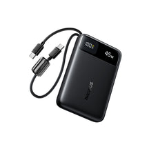 Baseus EnerFill FC11 Power Bank with Dual Built-in USB-C Cables 10000mAh 45W Black