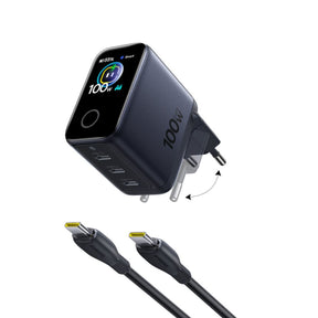 Baseus PicoGo Pro AH22 Digital Display Fast Charger 3C 100W Black