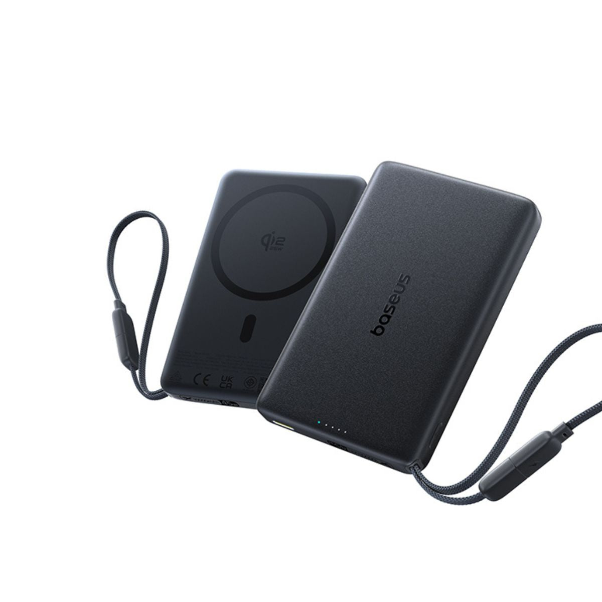 Baseus PicoGo AM52 Qi2.2 Magnetic Power Bank with Built-in Cable 10000mAh 45W