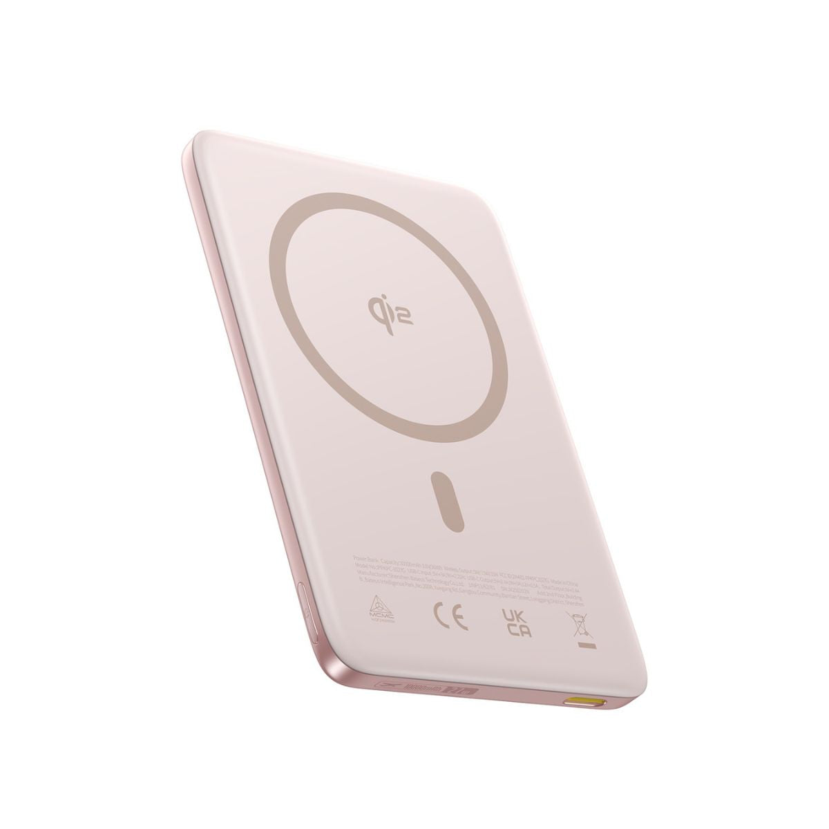 Baseus PicoGo Ultra-Slim Qi2 Magnetic Power Bank 10000mAh Pink