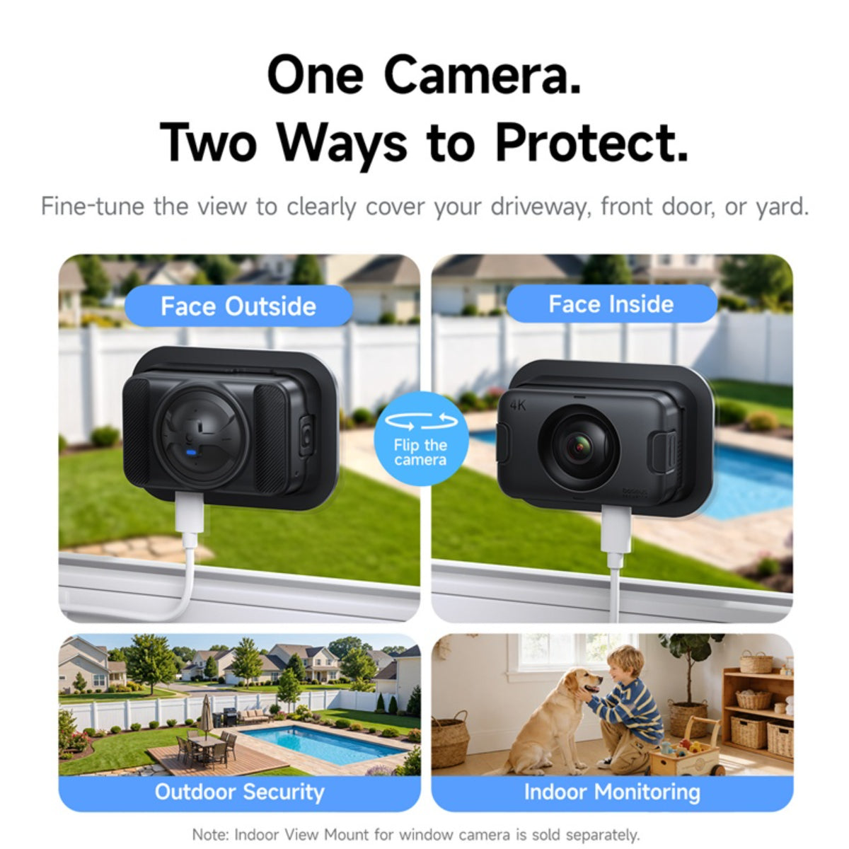 Baseus Security PrimeSentinel W1 Window 4K Camera