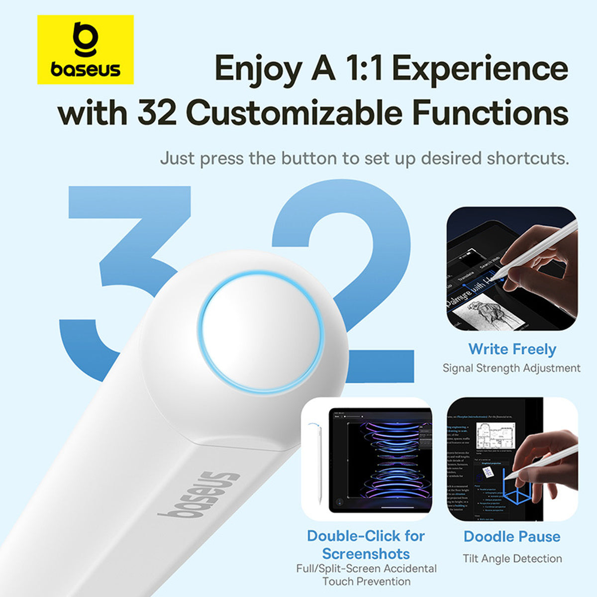 Baseus Smooth Writing 3 Wireless Charging Stylus