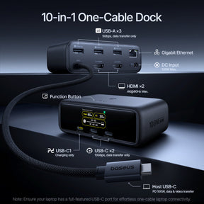 Baseus Spacemate RD1 Mini 10-in-1 (WIN) Docking Station
