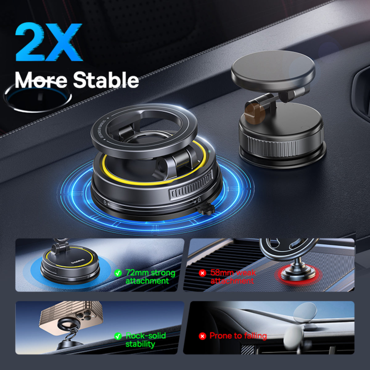 Baseus VC2 Flex Magnetic Car Mount