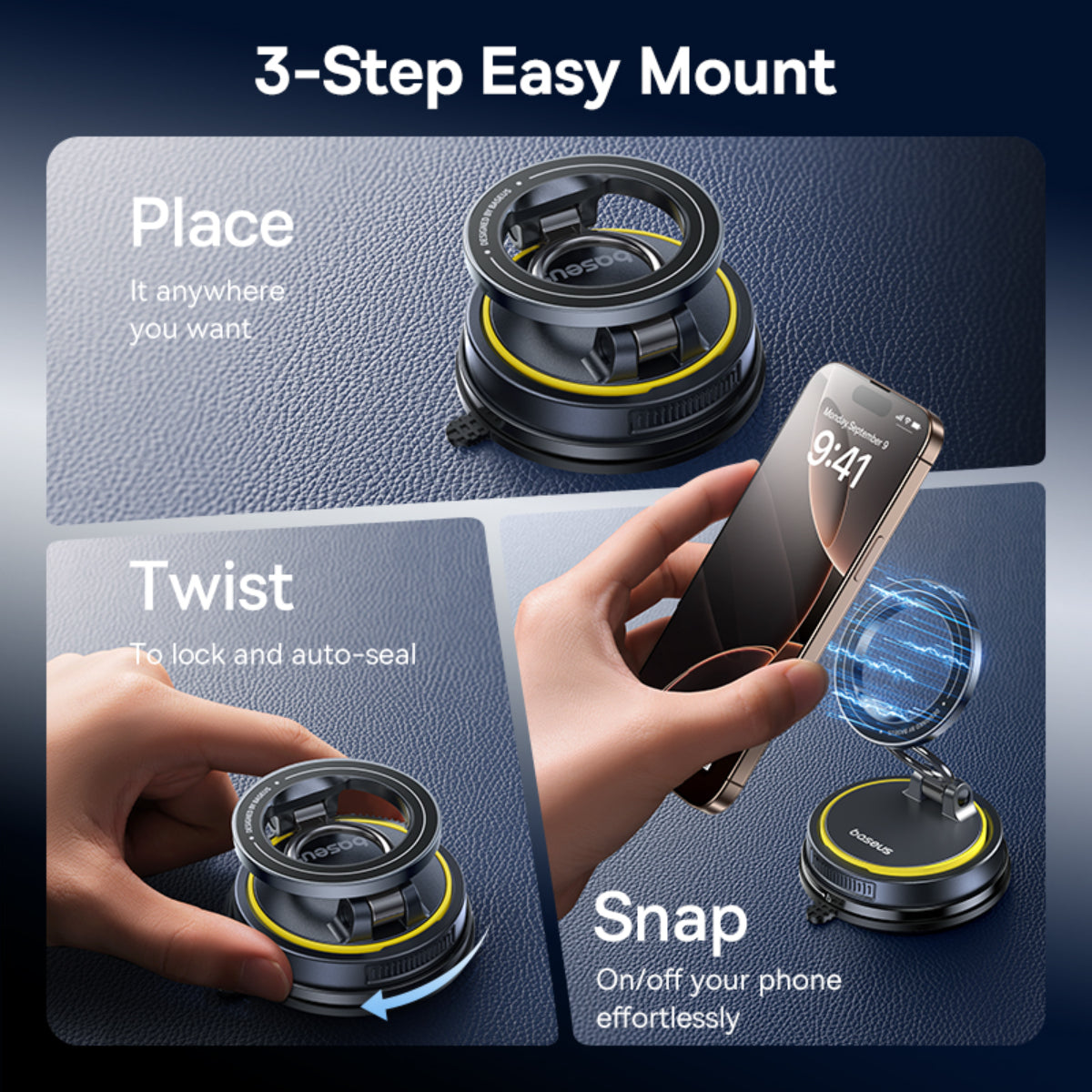 Baseus VC2 Flex Magnetic Car Mount
