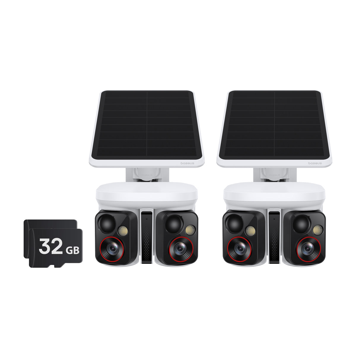 Baseus Security X1 Pro Outdoor Dual Camera EU With 32GB SD Card 2-Pack