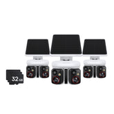 Baseus Security X1 Pro Outdoor Dual Camera With 32GB SD Card 3-Pack